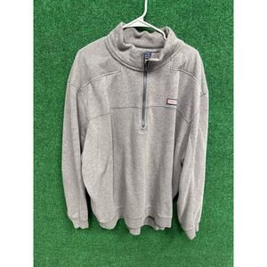 Gray Preppy Vineyard Vines Pullover Sweatshirt SZ 2XLT - Big & Tall